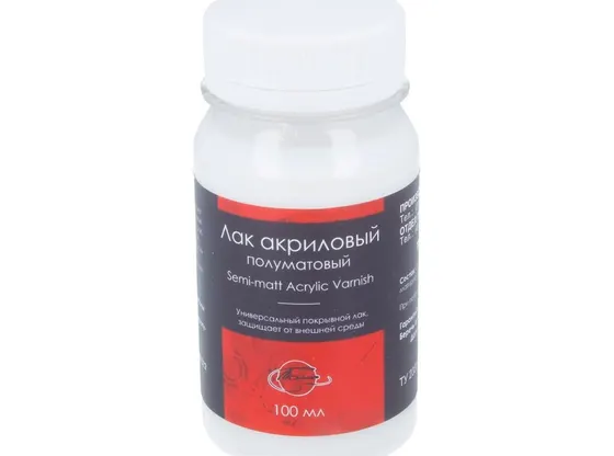 Лак художественный акриловый, глянец.